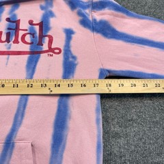 Von Dutch Bleached Hoodie Teens 14/16 Large 18×21 Pink Blue