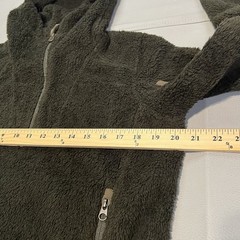Kuhl Synkro Hoodie Sherpa Fleece 1/4 Zip Pullover Olive Outdoor Hike Men-S-3671