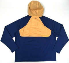 Peter Millar Military Orange Camo Colorblock Stretch Golf Pullover Hoodie Jacket