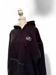 AdvoCare Black Full Zip Hoodie Graphic Print Men’s Long Sleeve Size L