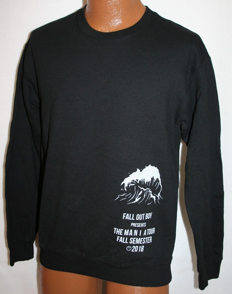 FALL OUT BOY 2018 The Mania Concert Tour Fall Semester SWEATSHIRT S FOB Punk Emo