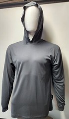 Long Sleeve Safety Hoodie Shirt , Polyester Birdeye Mesh/Hoodie shirt