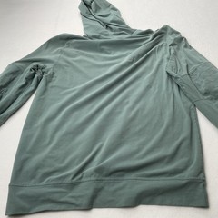 Prana Mens Organic Cotton Hoodie Green Van Graphic Pullover Sweatshirt Medium
