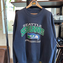 Vintage Seattle Seahawks Crewneck Sweatshirt NFL Football Fan Pullover