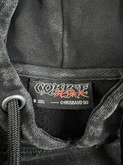 Corpse Husband Pullover Hoodie 2XL XXL Black Acid Wash Anime YouTube C+Husband20