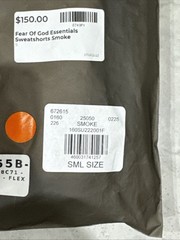 Fear of God Essentials Shorts Smoke Size S