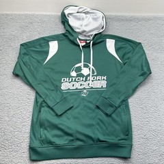 Team 365 Dutch Fork Soccer Adult Medium Hoodie Green 100% Polyester Sweatshirt