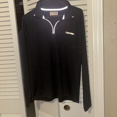 Calvin Klein Men’s Newport Half Zip Breathable Lightweight Sweater Large