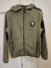 Ubisoft Tom Clancy Ghost Recon Breakpoint Fleece Jacket Mens Small Fatigue Green