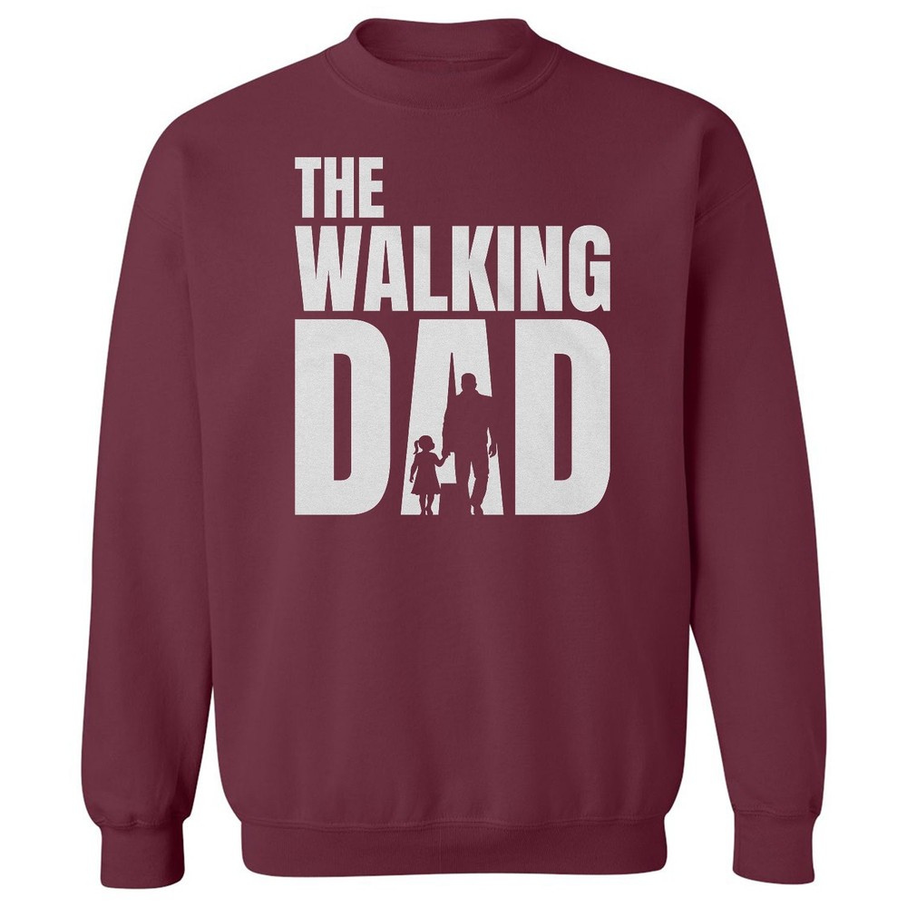 Walking Dad Funny Daddy Father’s Day Gift Unisex Crewneck Sweatshirt