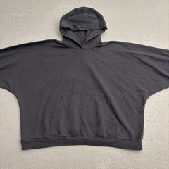 Yeezy YZY Blank Black Hoodie Pullover Men’s Size 2 Cropped Vultures Kanye USA