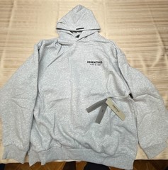 Fear of God Essentials Hoodie Light Heather 192HO246258 100% authentic