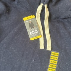 New with Tags Member’s Mark Newport Hoodie, Navy, Medium, Cotton/Polyester Blend