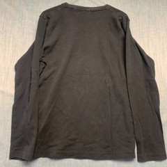 Uniqlo Men’s Sweatshirt Size M Black Solid Long Sleeve Casual Basic 100% Cotton