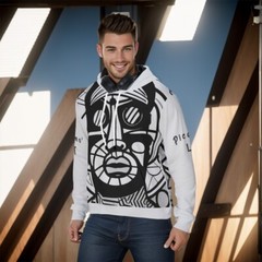 Hip Hop Hoodie, one of a kind, artist design