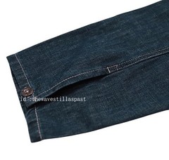 Mens Denim Pullover Smock Work Shirt – American Retro Cargo Military Style
