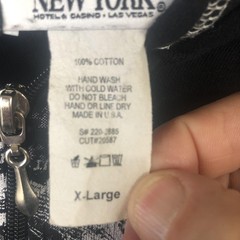 New York New York Hoodie Teens XL Black Full Zip Statue Liberty Graphic USA Y2K