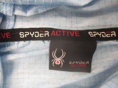 SPYDER PROW Size L Mens Blue Breathable Lightweight Running Athletic Hoodie 576