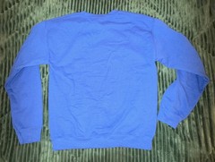 Fall Out Boy Sweatshirt ~ Blue Crew Neck Teddy Bear Lover Dagger SMALL