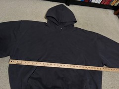 Yeezy GAP Engineered by Balenciaga Logo Hoodie SMALL Mens OVER-SIZED grey men’s