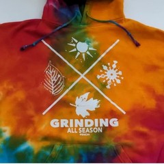 Fenchi Hoodie “Grinding All Season” Hoodie Unisex Bold Tie Dye Rare size Medium