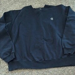 Champion navy blue XL pullover sweatshirt jacket long sleeve