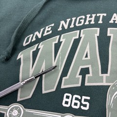 Morgan Wallen Hoodie Mens Medium One Night At A Time Tour Green Pullover Concert