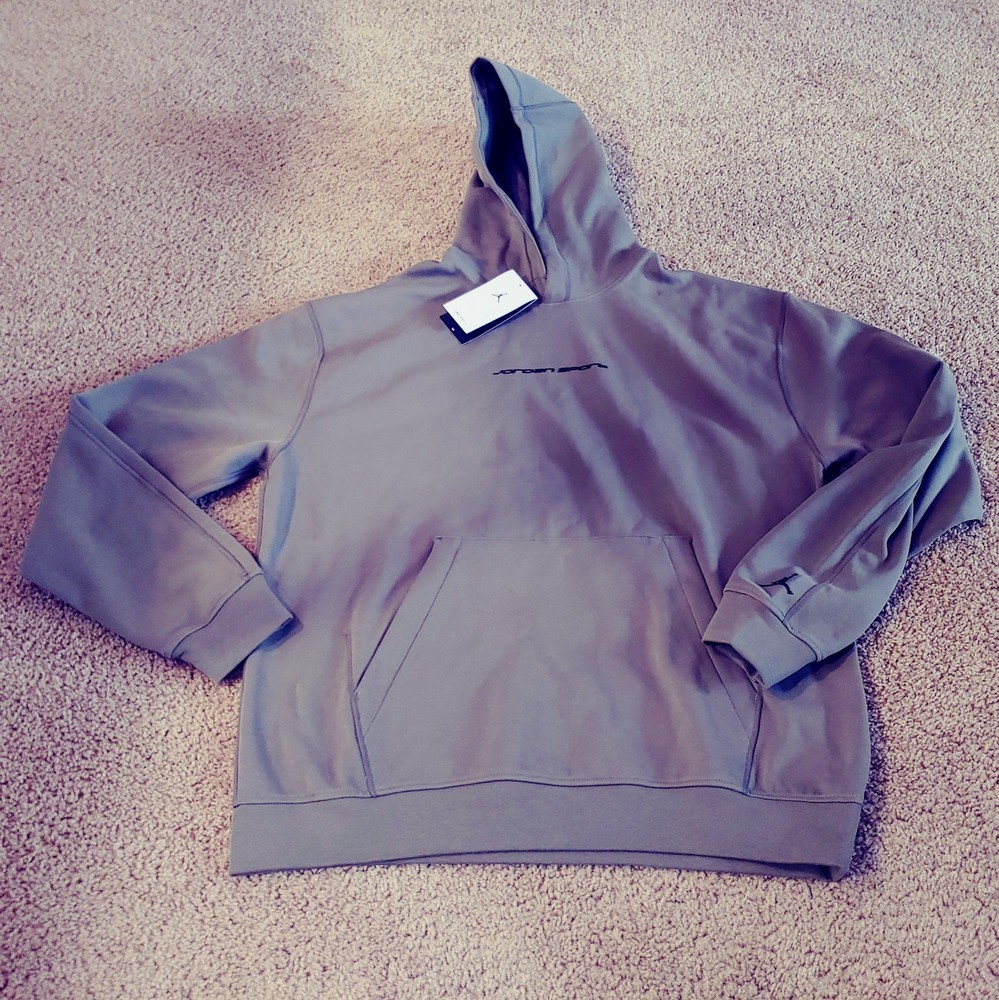 Nike Air Jordan Sport Hoop Fleece Dri-FIT Olive Hoodie HF0280-222 Men’s Size L-T