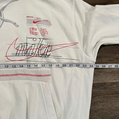 Nike Schematic Story of Swoosh Pullover Hoodie White CQ7164-100 Men’s Large