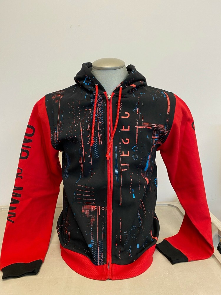 Watch Dogs 3 Crypto Hoodie Red Medium **Brand New** Official Ubisoft