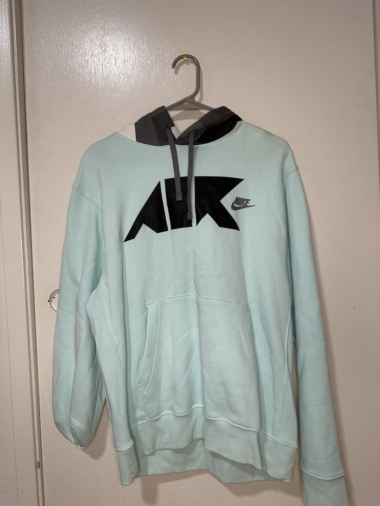 Nike Air Hoodie /Mens Medium /Swoosh Logo Block Hood Sweatshirt