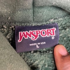 Vintage Jansport Northern Michigan University Hoodie Green Large USA