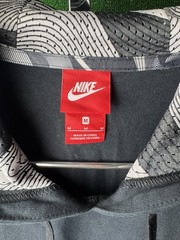 Nike Air Men’s Black Drawstring Pullover Hoodie MED – Short Sleeve w/Pocket