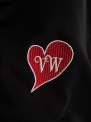 Vivienne Westwood Heart patch black hoodie size XL