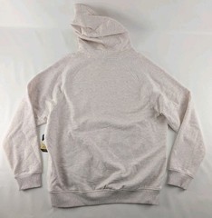 BURLEBO Men’s XL Fleece Hoodie Soft Midweight Pullover Light Tan Brown Buck New