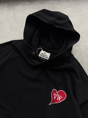 Vivienne Westwood Heart patch black hoodie size XL