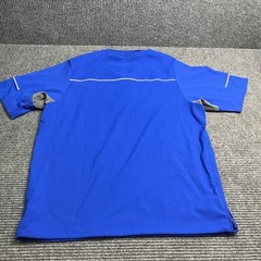 Under Armour All Season Gear Loose Blue Pull Over Mens Small 1/4 zip Embroidered