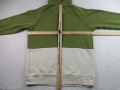 Trek Hoodie Mens Large Green Cream Colorblock Pullover Sportiqe Cycling Logo