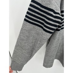 J.Crew Men Gray Long Sleeve Jersey Knit Shirt Size Medium Casual Basic Cotton