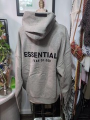 NWT NIP ESSENTIALS Fear Of God HOODIE Men’s Medium Dark Oatmeal – PACSUN