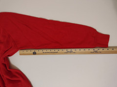 Vintage Red Raglan Sweatshirt Men Large SWEATS FX PANNILL Soft Cotton & Acrylic