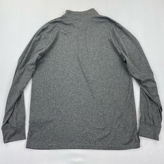Golden State Warriors Pullover Sweatshirt Men M Gray Modern Graphic Logo 1/4 Zip