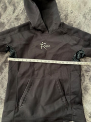 Kutting Weight V3 Hoodie Medium Black SweatTech Neoprene Sauna Shirt Weight Loss