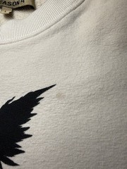 Yeezy Season 4 Wing Logo Crewneck Sweatshirt Kanye West Beige Large Oversized Ye