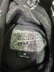Brooklyn Cloth Hoodie Men Size M Black Sweatshirt Hip Hop Back To School Doodle