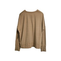Huk Men’s Bayside Pullover Crew Neck Sweatshirt Solid Beige XL Polyester/Spandex