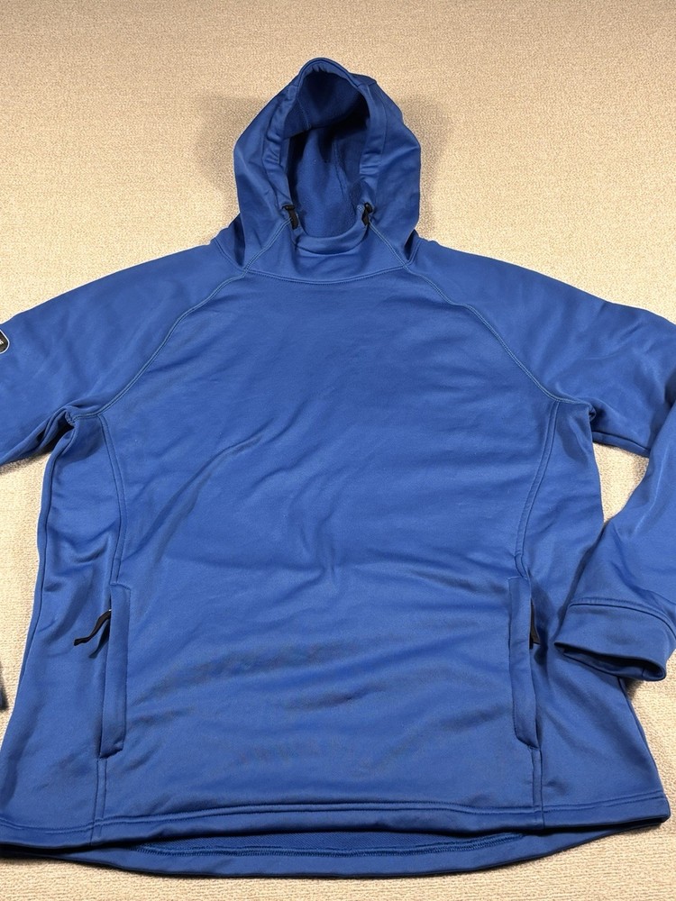 Under Armour NFL Combine Authentic Fitted Hooded Pullover Sweatshirt Men Large