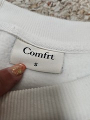 Comfrt White Oak Camo Crewneck Sweatshirt Small