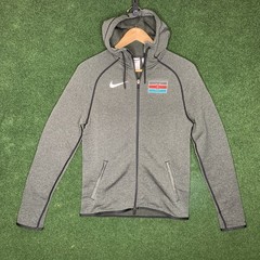 Sz S Nike Pro Elite Team Kenya Woven Gray Full Zip Hoodie CT4104-001 Men’s