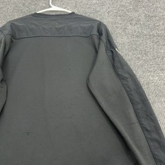 Under Armour Sweatshirt Mens LG Black Polyester Side Zip Pocket Athletic Style